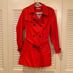 Stradivarius Orange Trench Coat